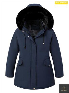 Women's Plus Size Puffer Down Coat Waterproof Windproof Warm Winter Jacket